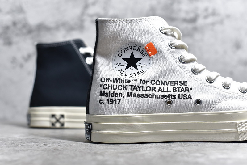 Authentic OFF-WHITE x Converse Black/White